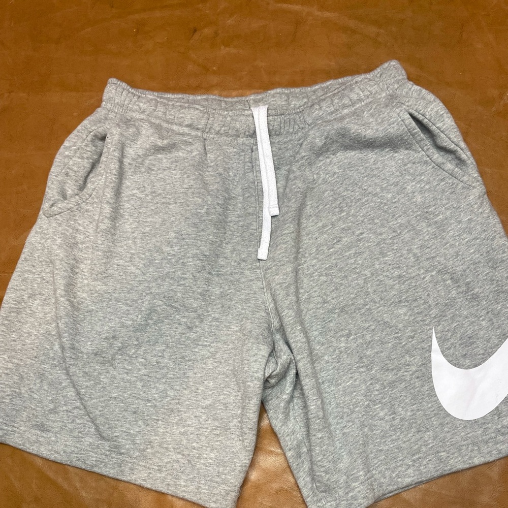 Grey/White Nike Shorts